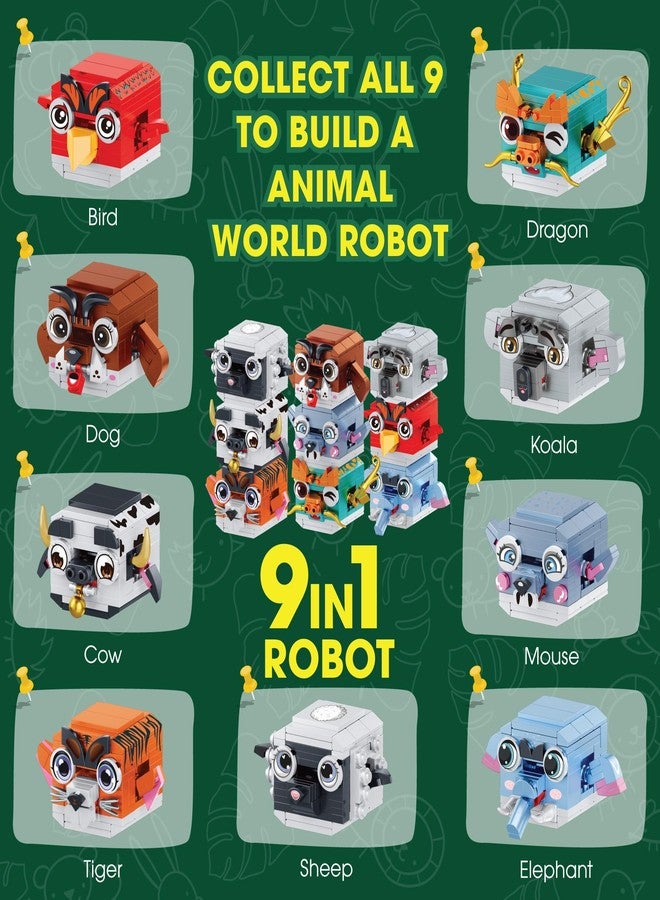 ThinkerPlace مجموعة ThinkerPlace 9 في 1 عالم الحيوانات - فأر (126 قطعة) | تعرّف على عالم الحيوان | مجموعة مكعبات بناء للأطفال من عمر 6 سنوات فما فوق | لعبة تعليمية STEM | ابنِ، اجمع، وابتكر روبوتًا ضخمًا قابلًا للتكديس - Image 5